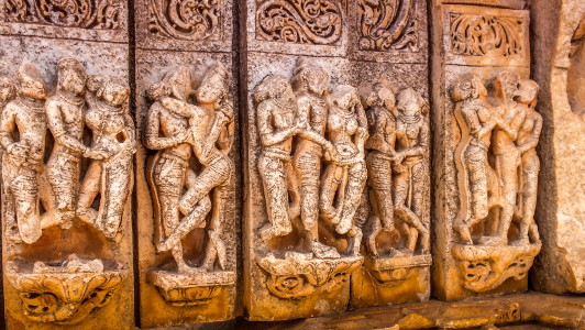 Reliefs at a temple